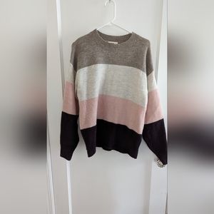 H&M L.o.g.g colorblock sweater